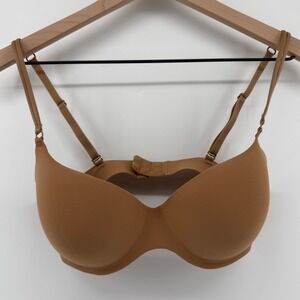Wacoal iBRA Seamless T-Shirt Contour Bra Suntan 34C Underwire Tagless 85380